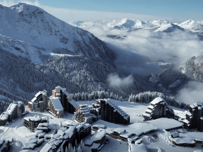 Avoriaz is a luxury ski resort in the French Alps.