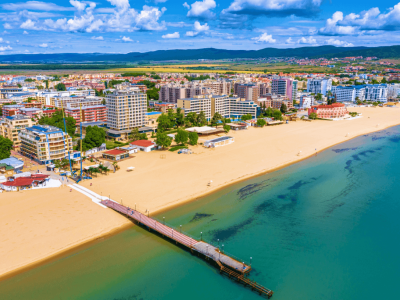 Sunny Beach is Bulgaria’s largest resort.