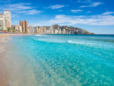 Benidorm, a Spanish resort town