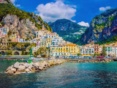 The Tourist Town of Amalfi