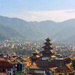 Distant,View,Of,Nyatapola,Temple,In,Taumadhi,Square,,The,Tallest