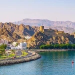 muscat-oman-waterfront-coast-mountains