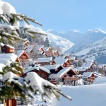 vue-village-meribel Les 3 Vallées Ski Resorts
