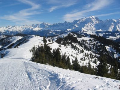 Evasion-Mont-Blanc is a vast ski area in the French Alps