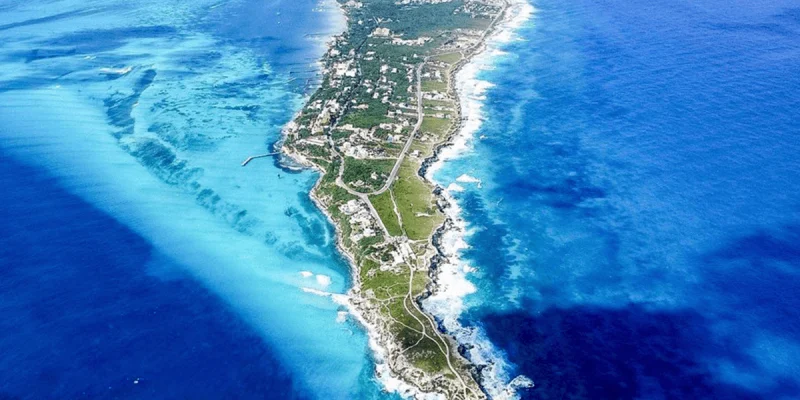 Isla Mujeres is a tropical island off the coast of Mexico